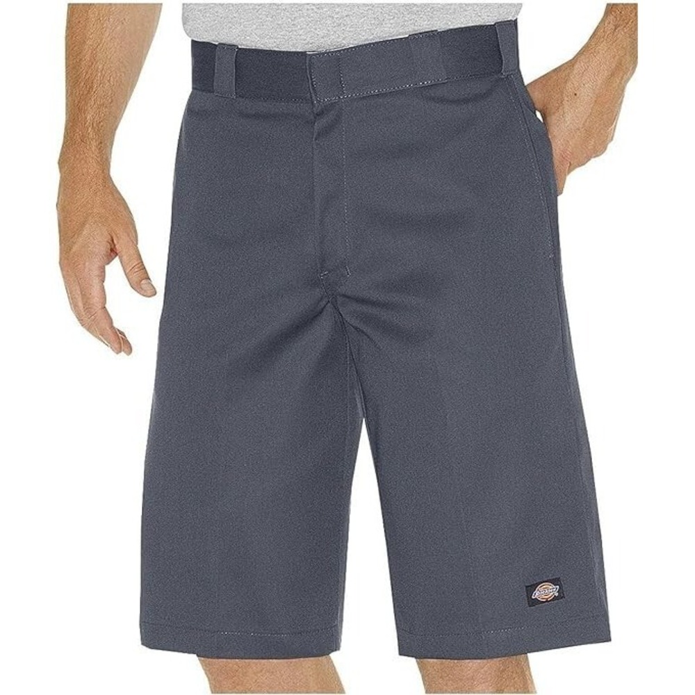 Dickies Mens 13 Inch Relaxed Fit Multi-Pocket Short, Charcoal Grey, 42